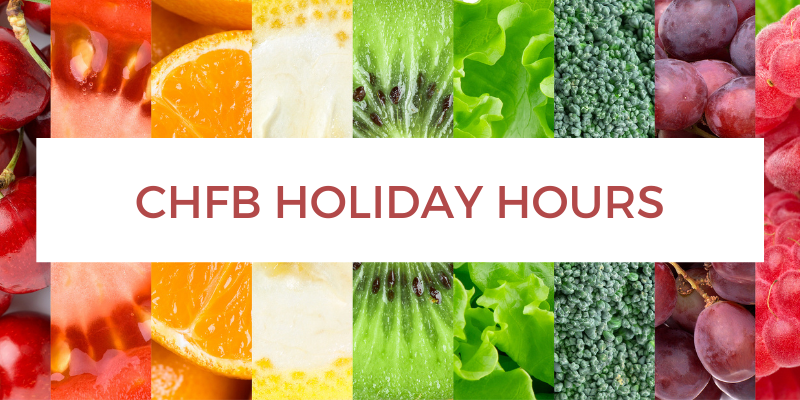 Community Harvest Holiday Hours