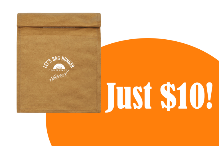 Bag Out Hunger – Support Hunger Relief with this Awesome Reusable Lunch Bag!