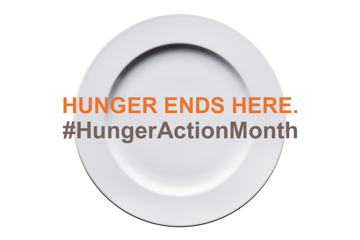 Hunger Ends Here. Hunger Action Month