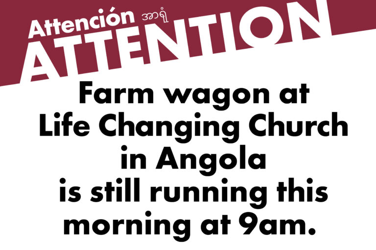 Angola Farm Wagon is Still Running 1/18