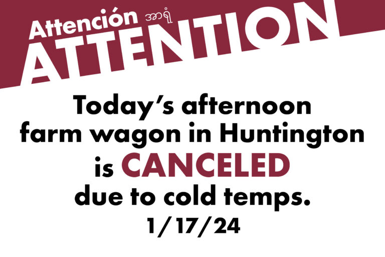 Huntington Farm Wagon CANCELED 1/17/24