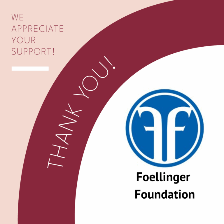 Thank You – Foellinger Foundation!