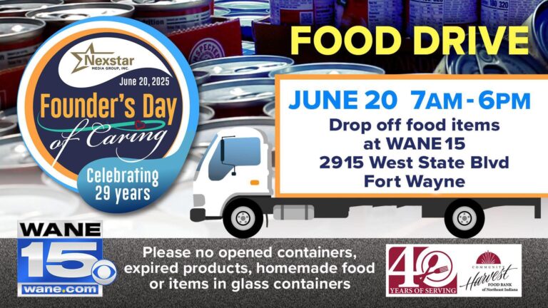 WANE 15 Day of Caring with Community Harvest Food Bank – June 20, 2025!