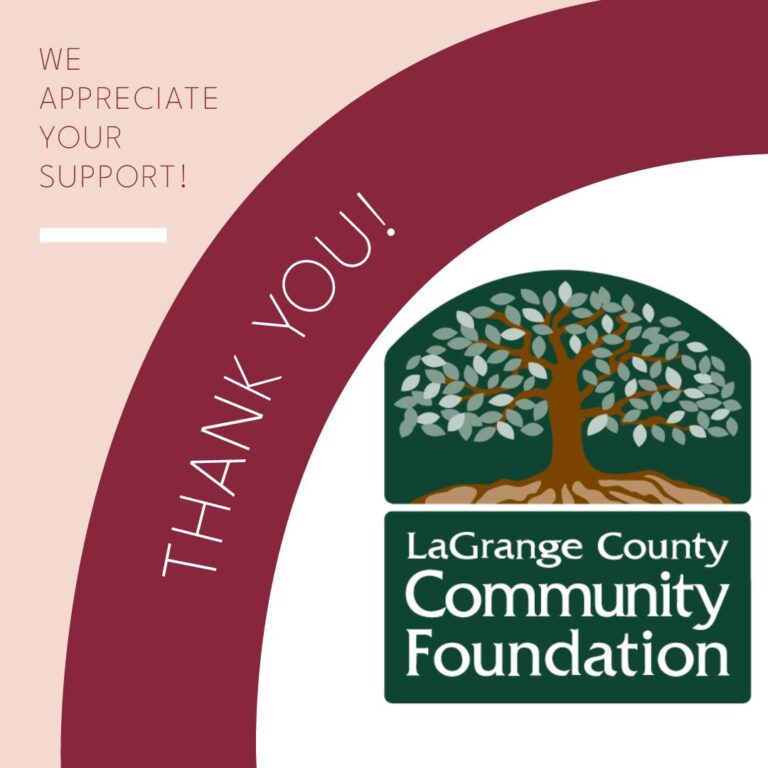 Thank You – LaGrange County Community Foundation!