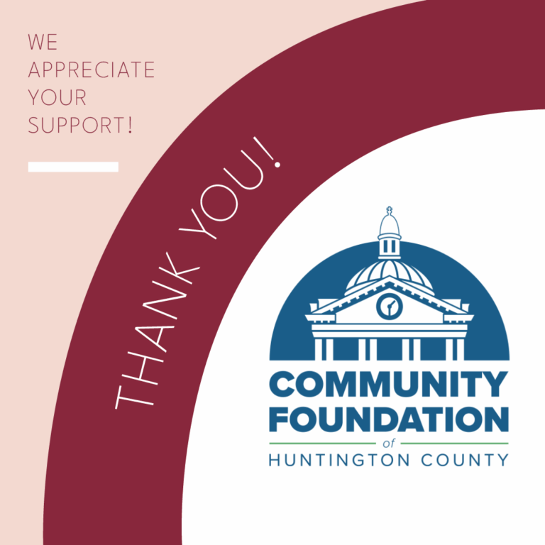 Thank You – Community Foundation of Huntington County!