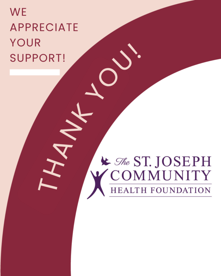 Thank You to The St. Joseph Community Health Foundation!