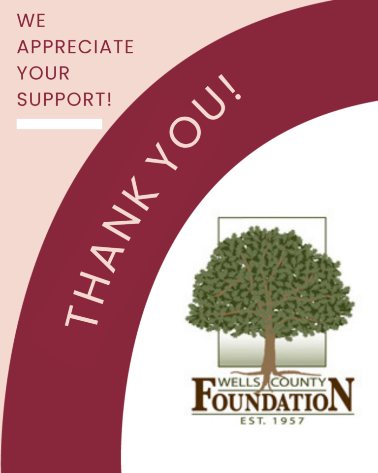 Thank You – Wells County Foundation!